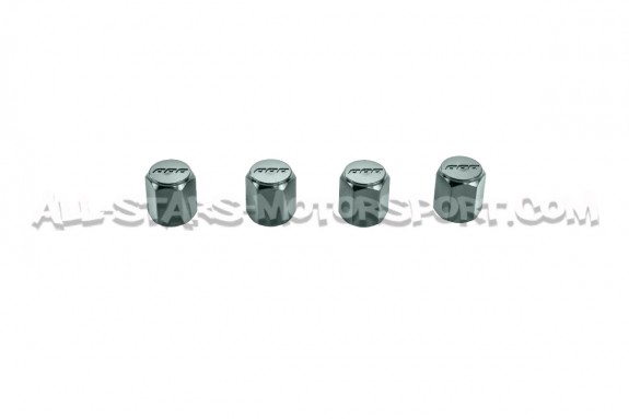 Tapones de valvulas de llantas APR negro, plata o gunmetal