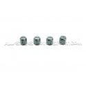 Bouchons de valves APR noir, argent ou gunmetal