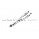 Tube d'échappement central Y Pipe decata sans resonateur HKS pour N...