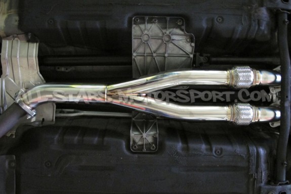 Tube d'échappement central Y Pipe decata sans resonateur HKS pour N...