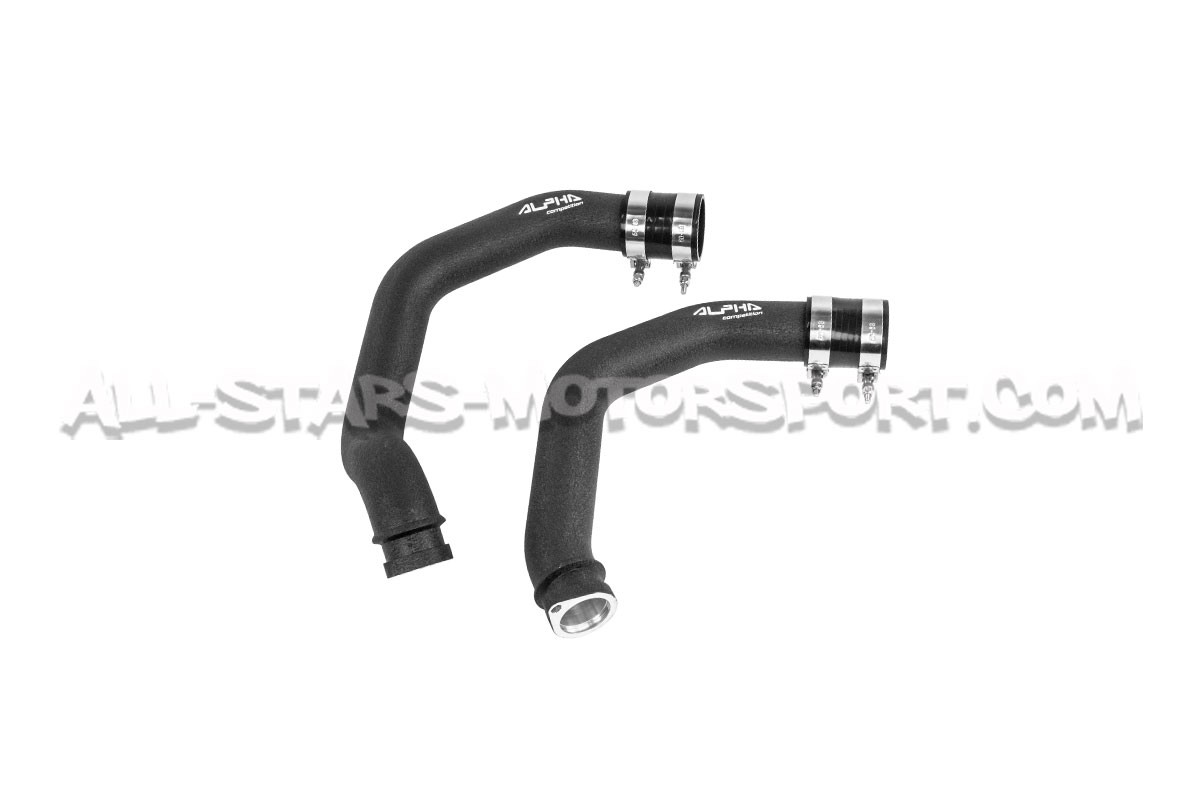 Tubes d'échangeur charge pipe Alpha Competition pour BMW M3 F80 / M4 F8x / M2 Comp F87