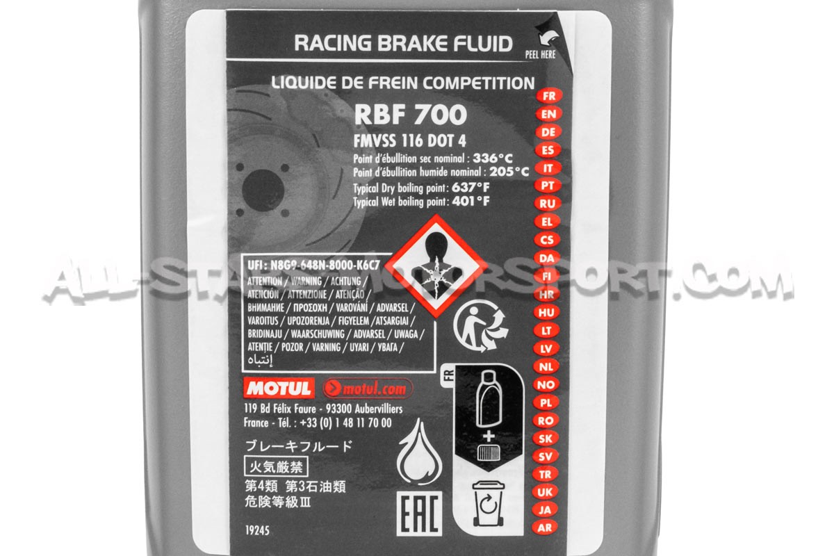Motul RBF 600 / RBF 660 ot RBF 700 High Performance Brake Fluid