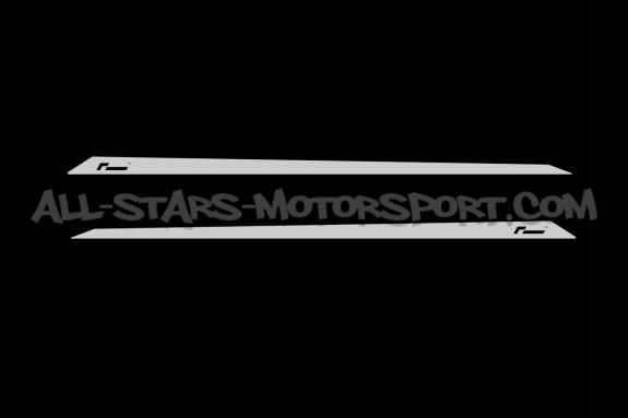 Racingline Door Decals Silver or Black