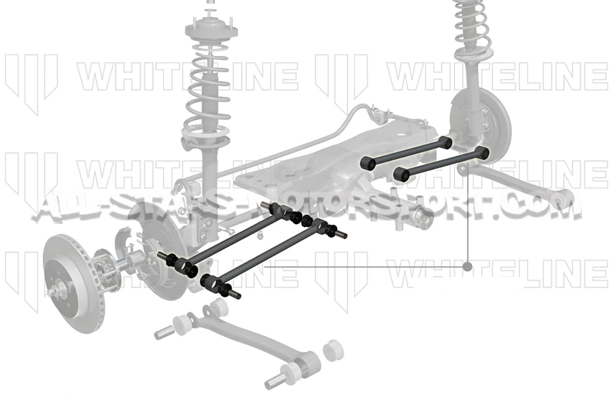 Kit de 4 brazos traseros ajustables Whiteline para Subaru Impreza W...