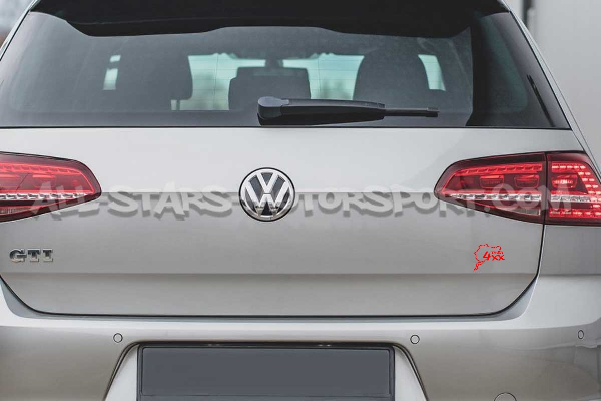 Sticker autocollant TFSI 4xx rouge, blanc ou noir