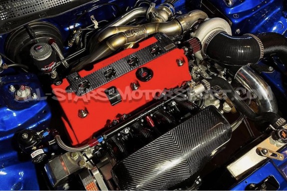 Tapa de bobinas de encendido en carbono PracWorks para Honda Civic ...