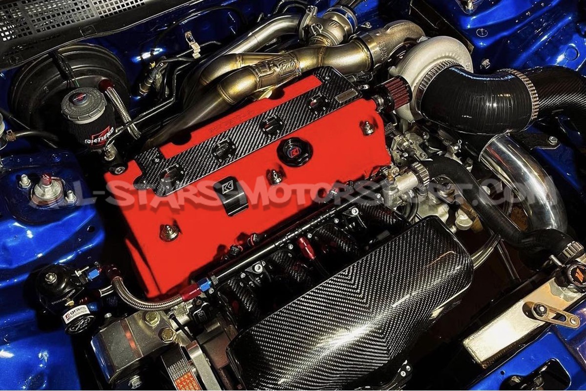 Couvre bobine en carbone PracWorks pour Honda Civic Type R EP3 / FN...