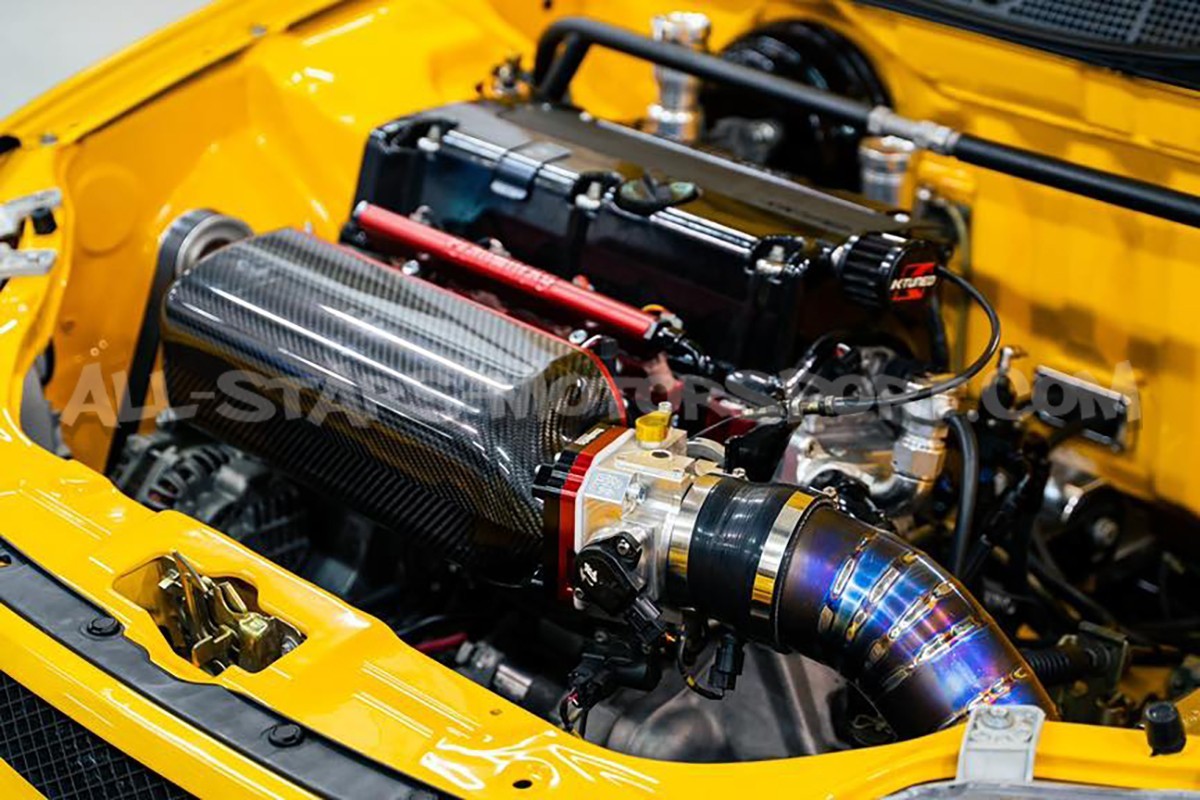 Colector de admision de carbono PracWorks para Honda Civic Type R F...