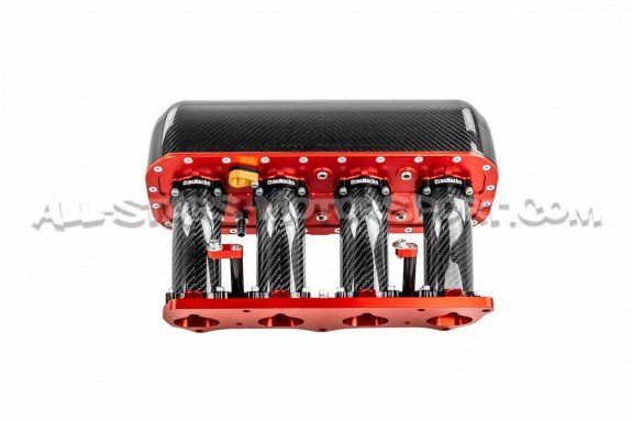 Colector de admision de carbono PracWorks Centerfeed para Civic Typ...