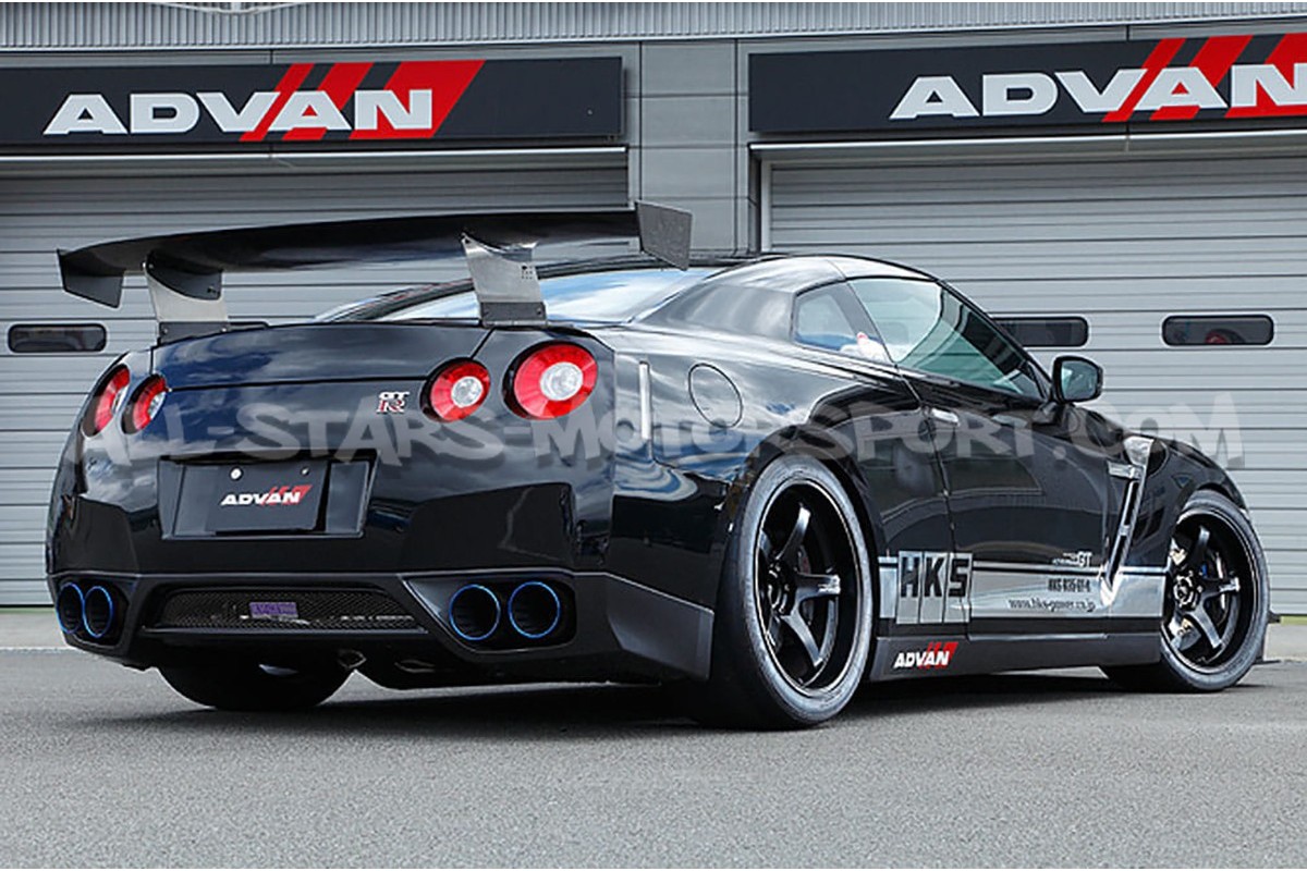 Echappement catback HKS Racing Muffler pour Nissan R35 GTR