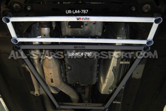 Barra de refuerzo inferior delantera de 4 puntos Ultra Racing para ...