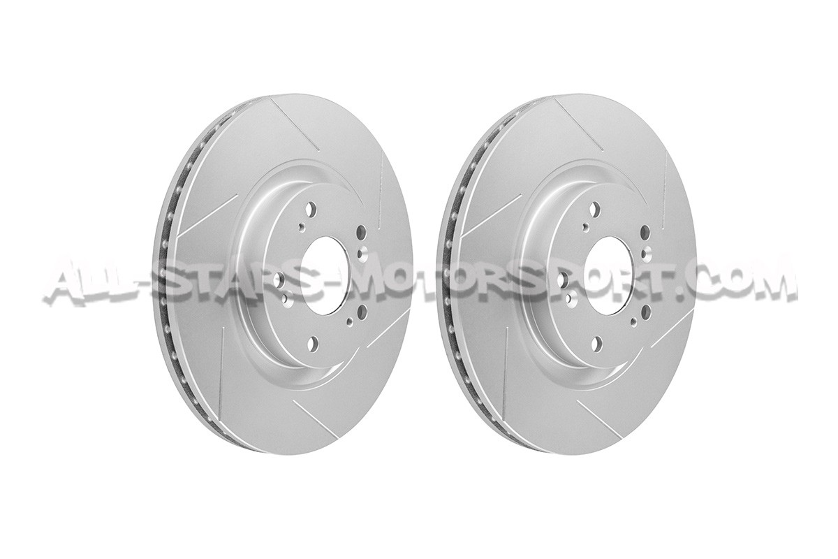 Discos de freno delanteros ranurados Dixcel SD para Honda Civic Type R FN2