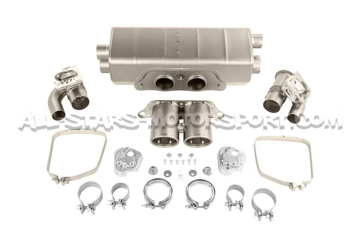 Echappement Akrapovic Slip-On Race Titane pour Porsche 992 GT3 / GT...