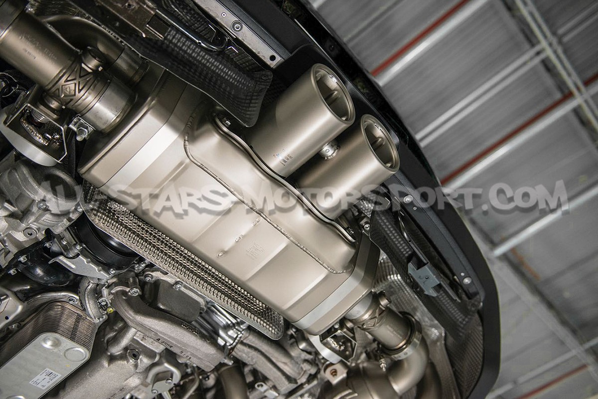 Echappement Akrapovic Slip-On Race Titane pour Porsche 992 GT3 / GT...