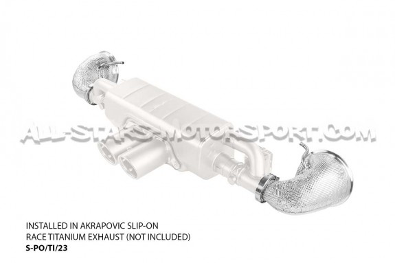 Akrapovic Adapter for Porsche 992 GT3 / GT3 RS Slip-On Race Titaniu...