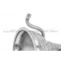 Adaptateur Akrapovic pour échappement Slip-On Race Titane de Porsch...