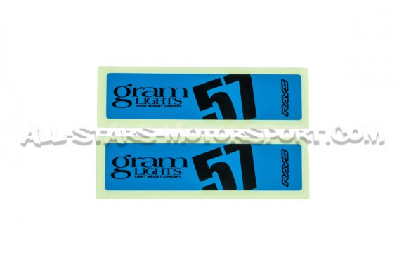 Gram Lights 57CR Blue, Red, Yellow, Orange or White Wheel Spoke Sti...