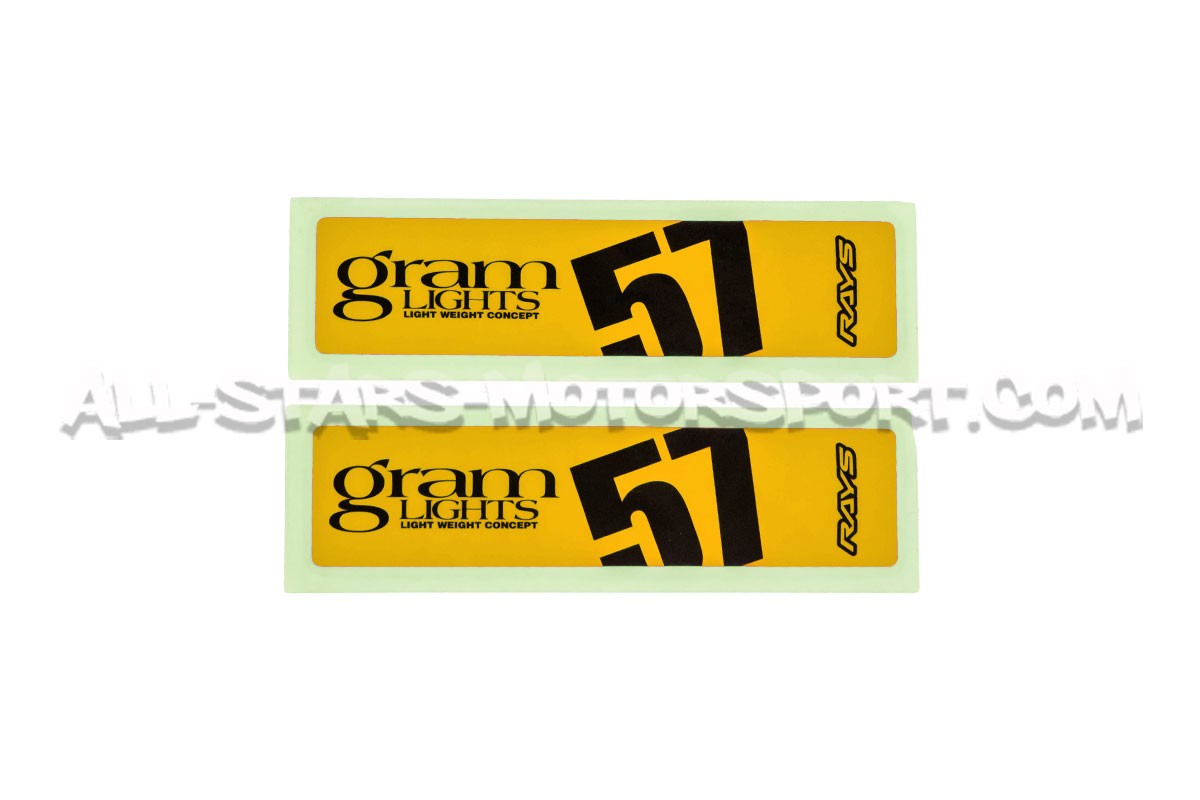Gram Lights 57CR Blue, Red, Yellow, Orange or White Wheel Spoke Sti...
