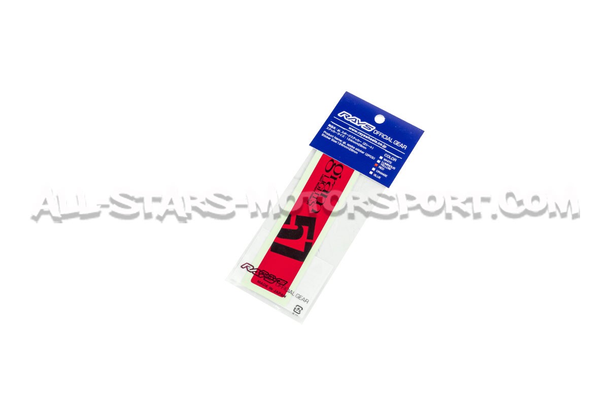 Pegatinas para llantas Gram Lights 57CR rojo, amarillo, blanco, nar...