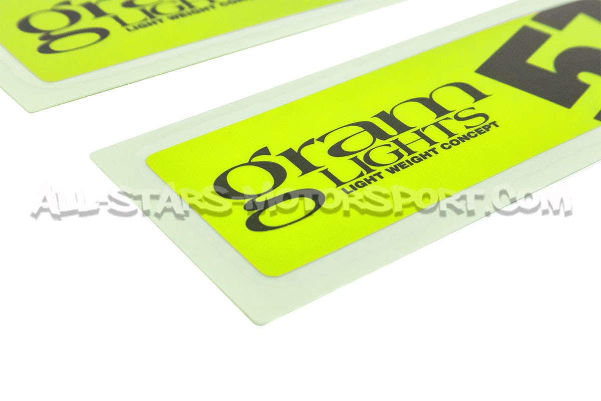 Gram Lights 57CR Blue, Red, Yellow, Orange or White Wheel Spoke Sti...
