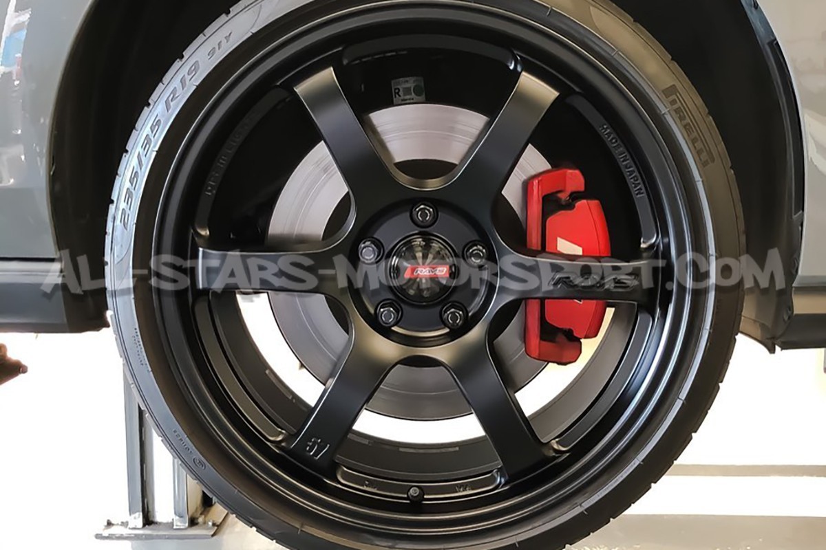 Rays Gram Lights 57DR Wheel 19x8.5 - 5x114.3 ET45 - Semi Gloss Black