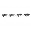 Kit insertos de soportes de cuna trasera Racingline S3 8V / RS3 8Y ...