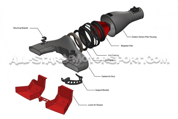 Admision de carbono Eventuri para Toyota GR86 / Subaru BRZ ZD8