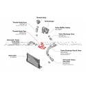 Tube de papillon charge pipe inlet APR pour Golf 7 GTI / R / S3 8V ...