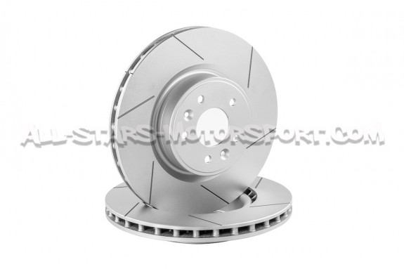 Discos de freno delanteros ranurados Dixcel SD para Renault Megane ...