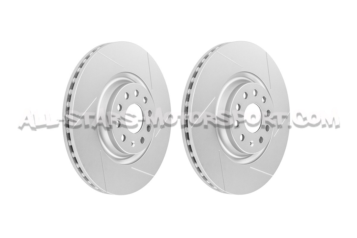 Discos de freno delanteros ranurados Dixcel SD 340mm para Golf 7 GTI / Golf 7 R / S3 8V / Leon 3 Cupra / TT 8S