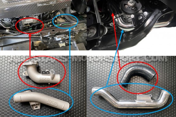 Toyota Yaris GR Gen.1 HKS Inlet / Outlet Intercooler Piping Kit
