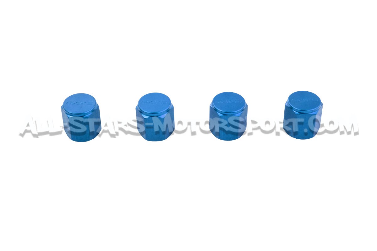 Bouchons de valves Rays noir, bleu, rouge ou gunmetal