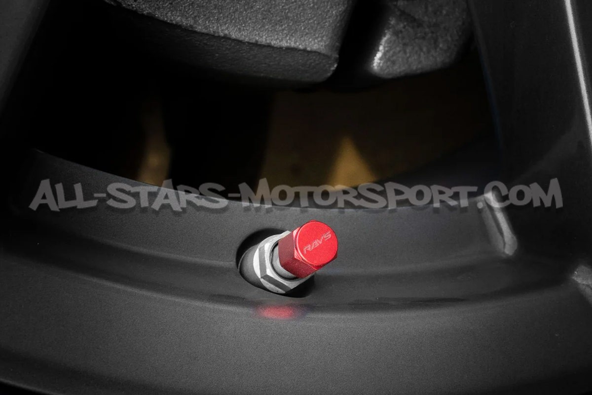Bouchons de valves Rays noir, bleu, rouge ou gunmetal
