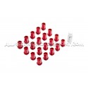 Tuercas de ruedas Rays Dura-Lock 12x125 / 12x150 / 14x150 - rojo, a...