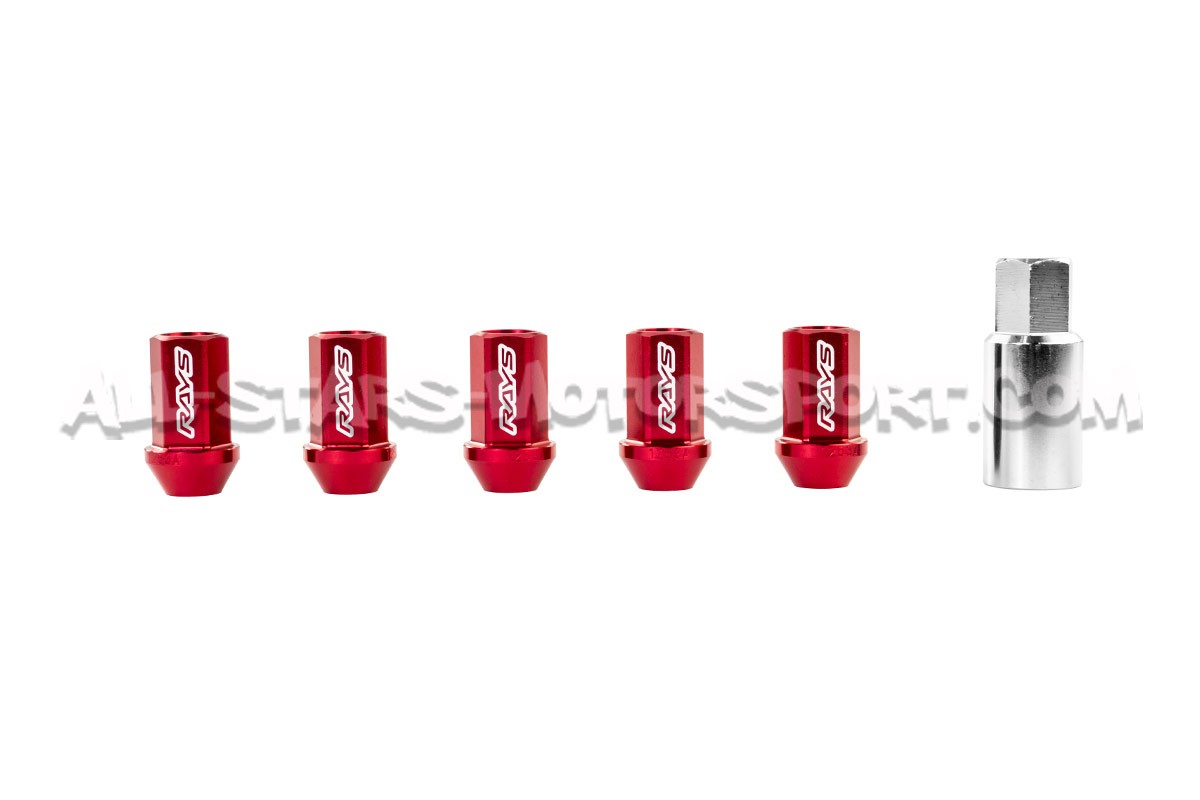 Ecrous de roue Rays Dura-Lock 12x125 / 12x150 / 14x150 - bleu, roug...