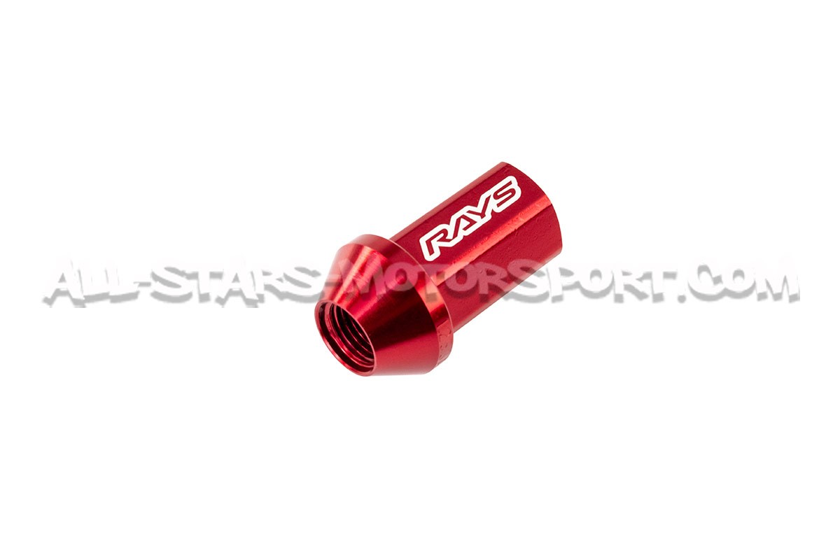 Tuercas de ruedas Rays Dura-Lock 12x125 / 12x150 / 14x150 - rojo, a...
