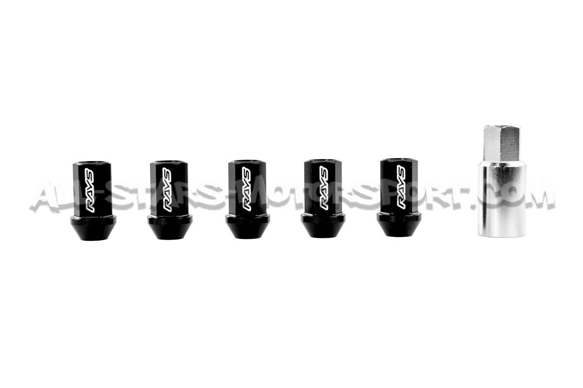 Ecrous de roue Rays Dura-Lock 12x125 / 12x150 / 14x150 - bleu, roug...
