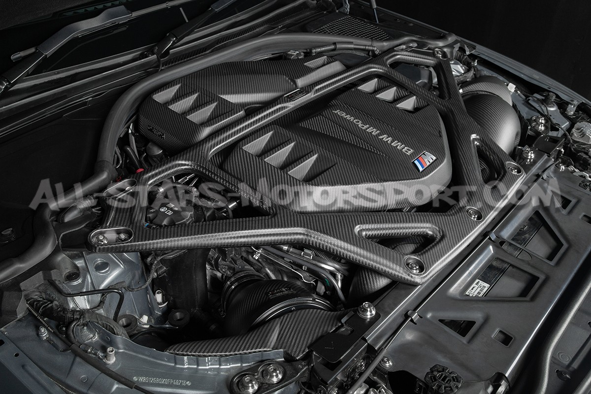 Barre anti rapprochement avant en carbone Eventuri pour BMW M3 G80 ...