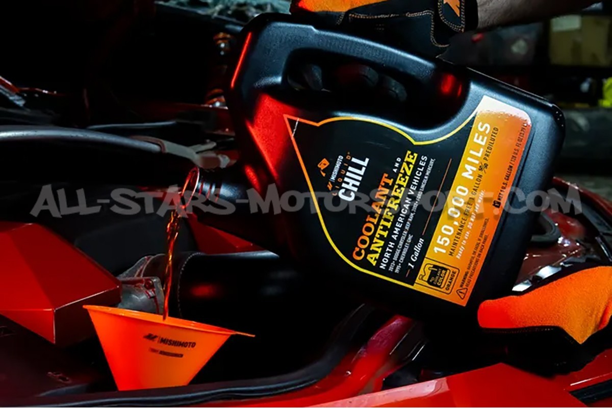 Líquido refrigerante Mishimoto Chill Naranja para Ford, Dodge, Jeep...