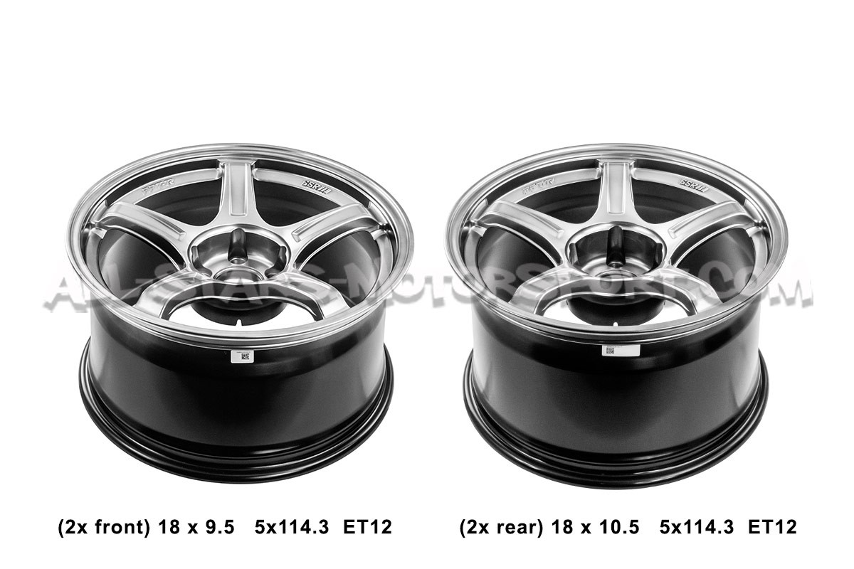 Llantas SSR GTX03 18x9.5 y 18x10.5 - 5x114.3 ET12 Silver para Nissa...
