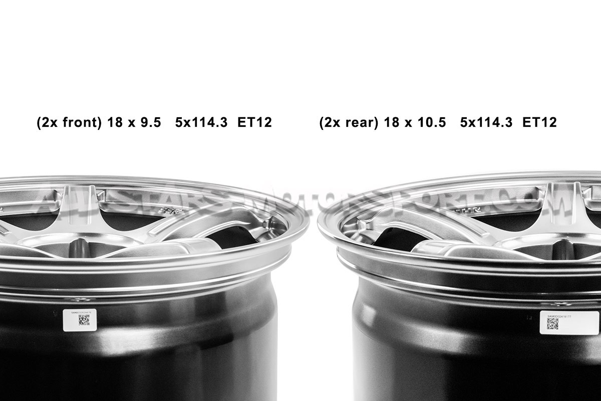 Llantas SSR GTX03 18x9.5 y 18x10.5 - 5x114.3 ET12 Silver para Nissa...