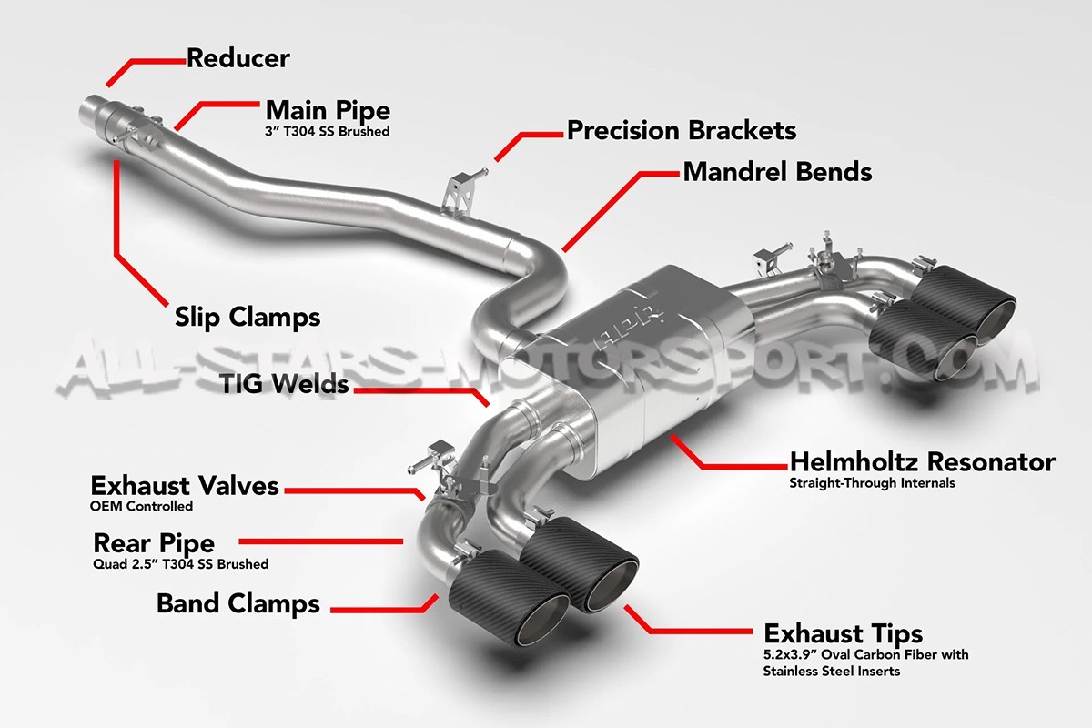Golf 8 R APR Catback Exhaust System