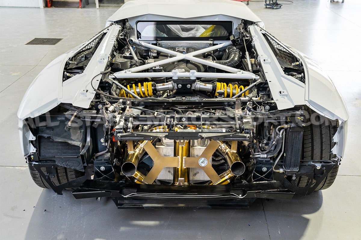 Lamborghini Aventador SVJ Alpha Competition Titanium Race Exhaust
