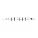 Tapa motor inferior / cubre carter de aluminium Alpha Competition p...