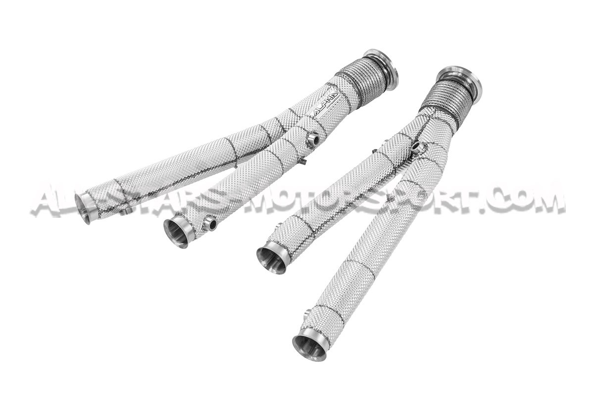 Lamborghini Aventador SVJ Alpha Competition Decat Downpipes