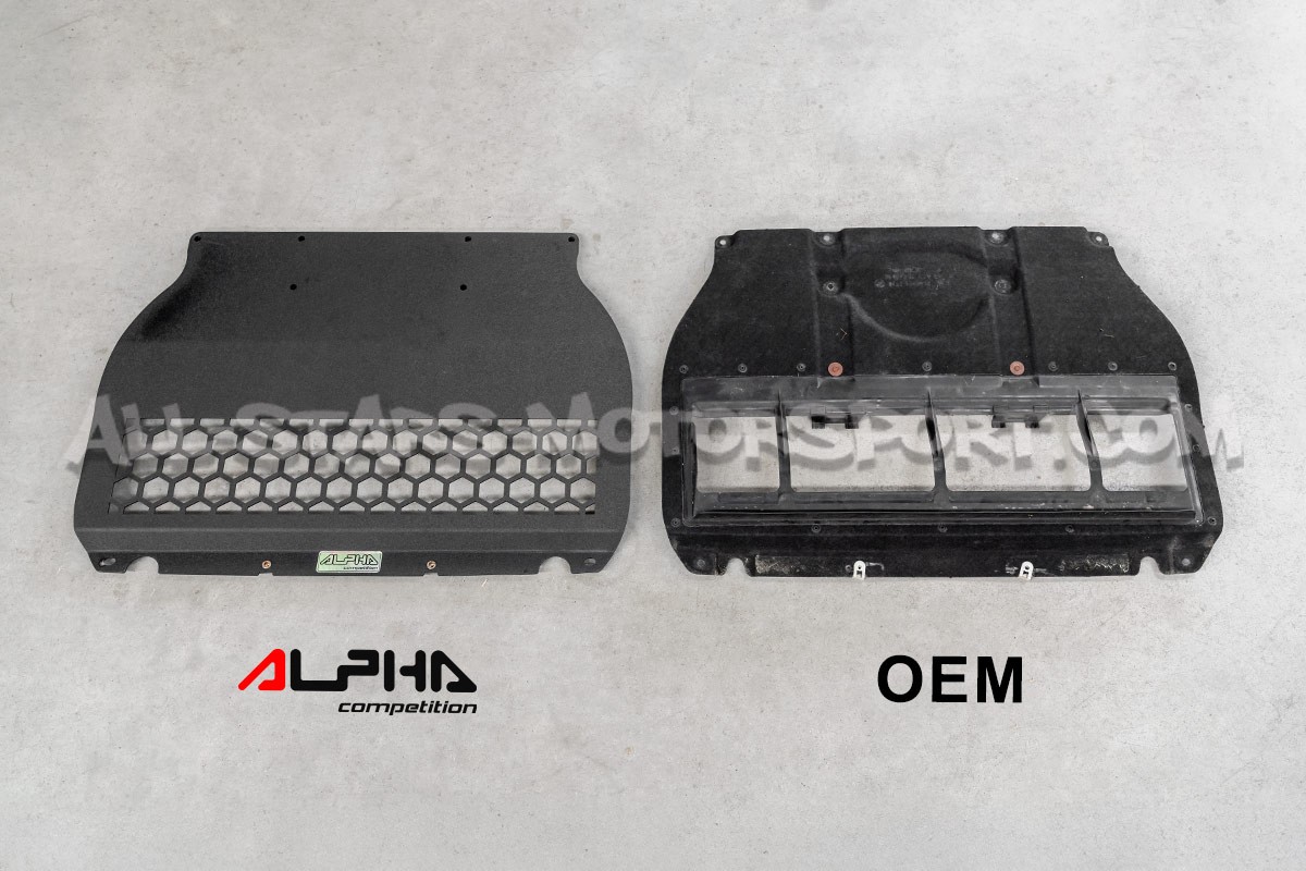Cache moteur / protection inférieure en aluminium Alpha Competition...