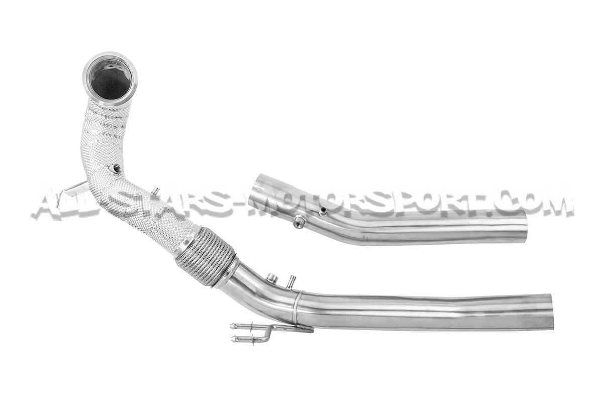 Downpipe decata Alpha Competition pour Golf 8 R et Audi S3 8Y (OPF)