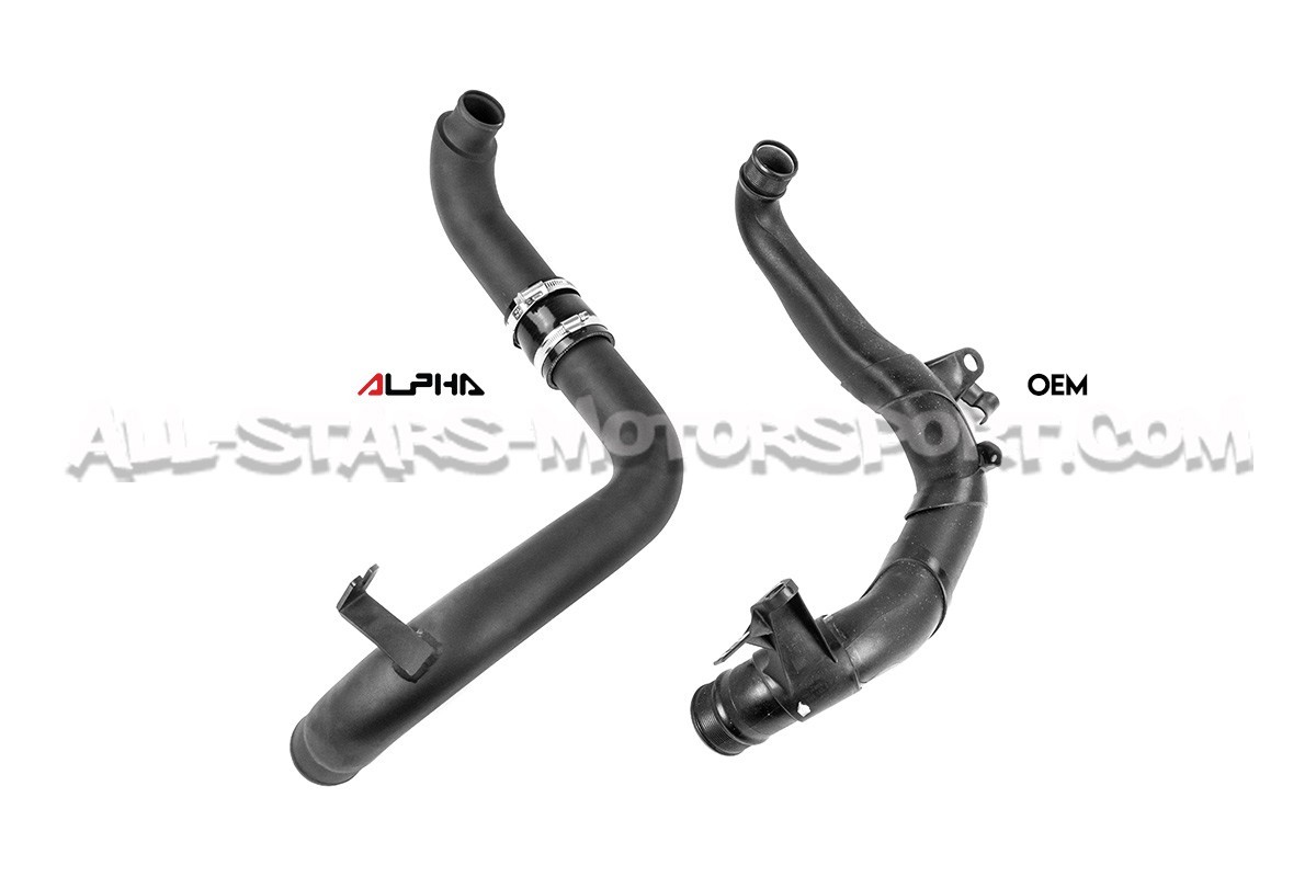 Tubo outlet de turbo Alpha Competition para S3 8V / Golf 7 GTI / R ...