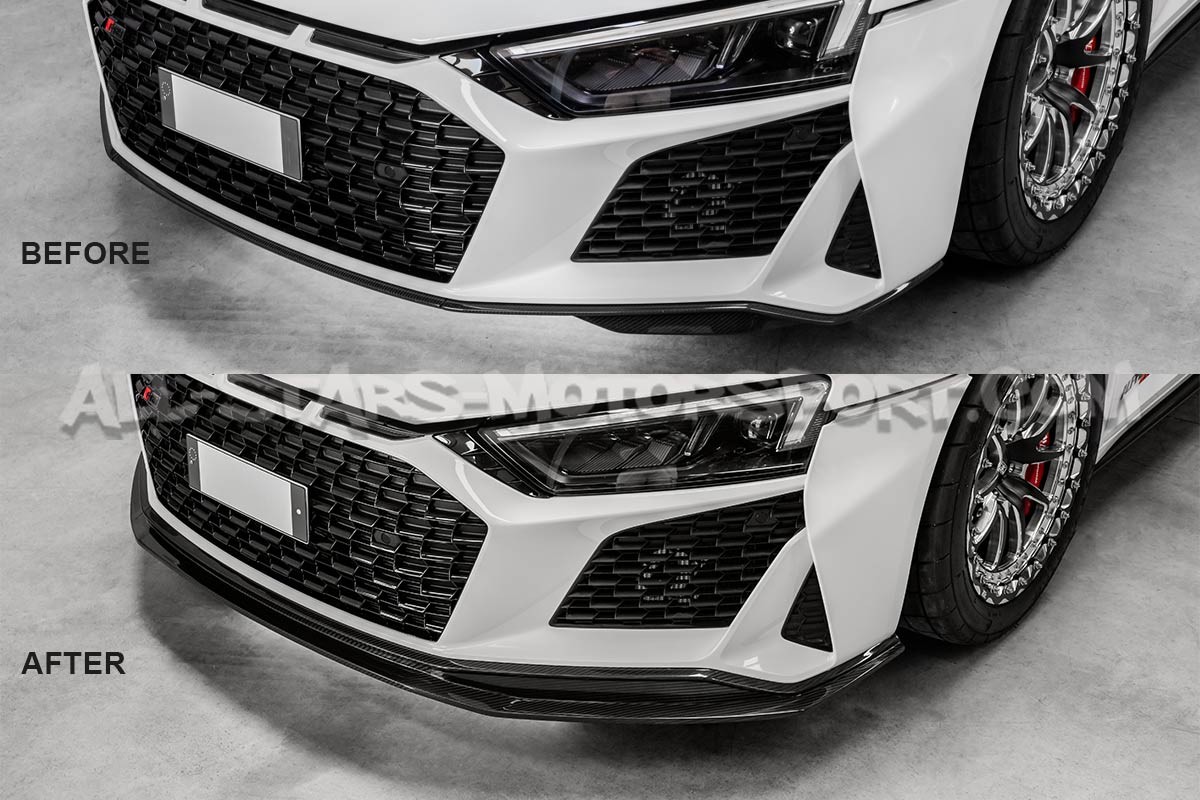Lame avant carbone pour Audi R8 V10 Performance Facelift 2019+