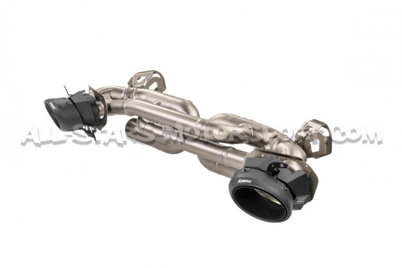 Escape Akrapovic Slip-On titanio para Porsche 911 992 Turbo / S